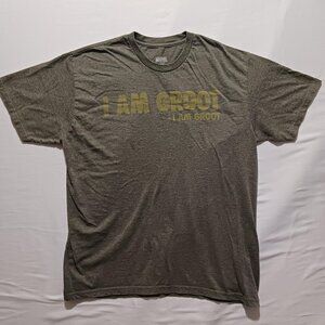Marvel I Am Groot Green Graphic T-Shirt Men’s Large